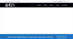 Desktop Screenshot of fjsprojetos.com.br