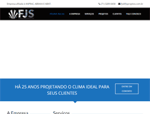 Tablet Screenshot of fjsprojetos.com.br